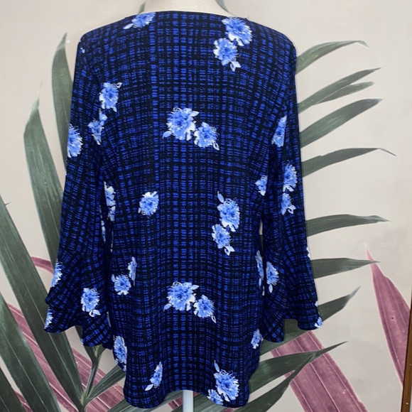 Apt. 9 Floral Weave Blouse - Picture 6 of 8